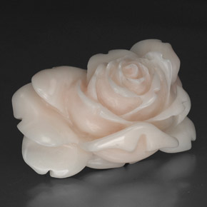 Coral Salmão Branco Natural 40.97ct, Forma extravagante, Opaco