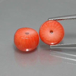 Pedras preciosas de coral rosa natural de  ct, forma extravagante, opaco