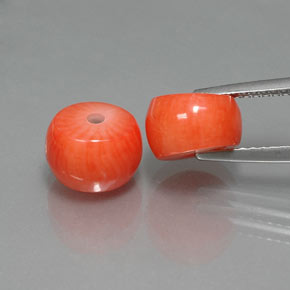 Pedras preciosas de coral rosa natural de  ct, forma extravagante, opaco
