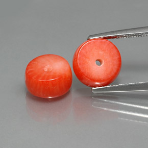 Pedras preciosas de coral salmão natural de  ct, forma extravagante, opaco