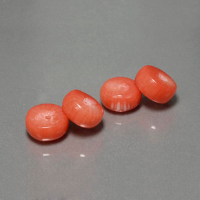 Pedras preciosas de coral rosa natural de  ct, forma extravagante, opaco