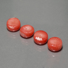 Pedras preciosas de coral rosa natural de  ct, forma extravagante, opaco