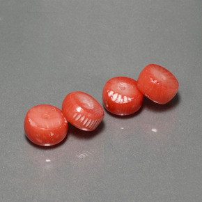 Pedras preciosas de coral rosa natural de  ct, forma extravagante, opaco
