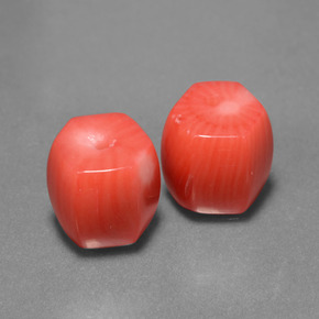 Pedras preciosas de coral rosa natural de  ct, forma extravagante, opaco