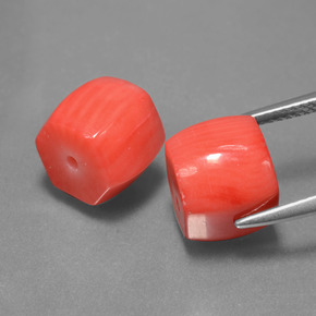 Pedras preciosas de coral rosa natural de  ct, forma extravagante, opaco