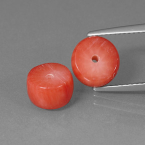 Pedras preciosas de Coral Salmão natural de  ct, Forma extravagante, Opaco