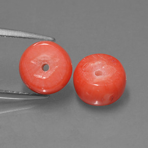 Pedras preciosas de coral rosa natural de  ct, forma extravagante, opaco