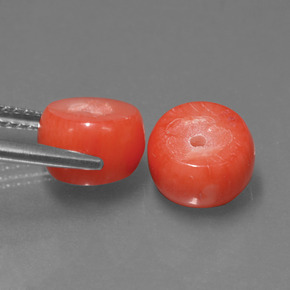 Pedras preciosas de coral rosa natural de  ct, forma extravagante, opaco