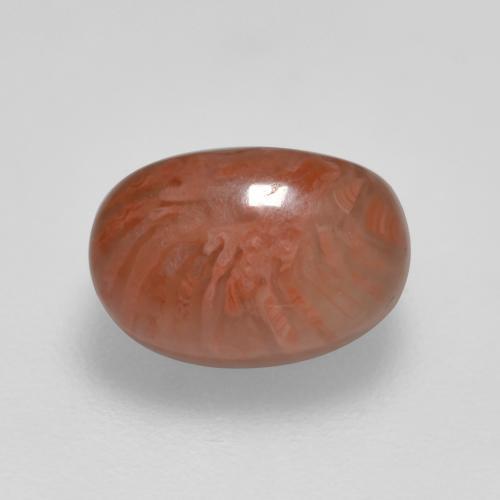 Coral multicolorido natural 2,11ct, corte oval, translúcido
