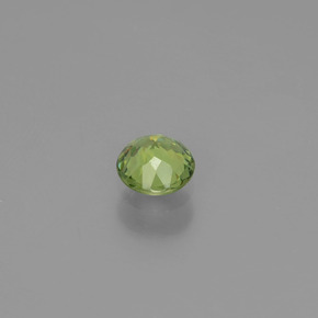 Granada demantoide verde natural 0,42ct, corte redondo, VS