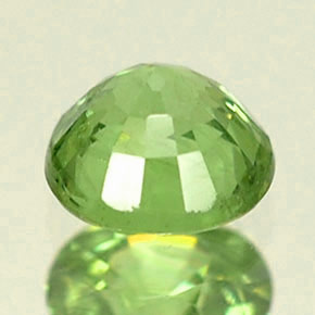 Granada demantoide verde natural 0,34ct, corte redondo, VS