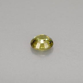 Granada demantoide amarelo natural 0,28ct, corte redondo, VS-SI