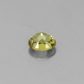 Granada demantoide verde natural 0,28ct, corte oval, VS