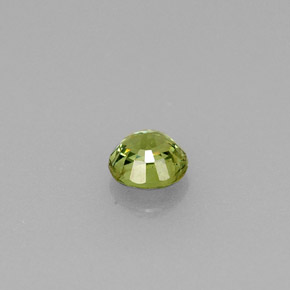 Granada demantoide verde natural 0,33ct, corte redondo, VS