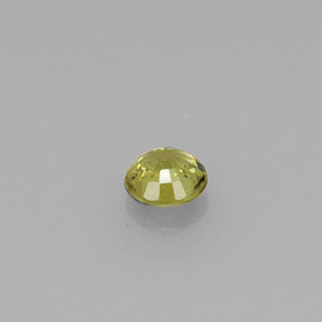 Granada demantoide verde natural 0,27ct, corte redondo, VS
