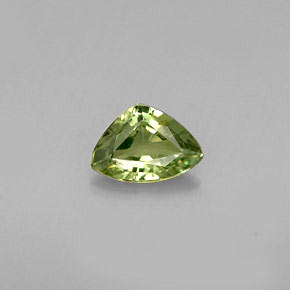 Granada demantoide verde natural 0,31ct, trillion, VS