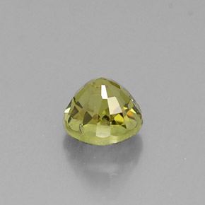 Granada demantoide verde natural 0,65ct, corte redondo, VS-SI