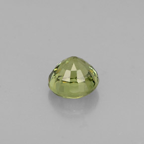 Granada demantoide verde natural 0,58ct, corte redondo, VS