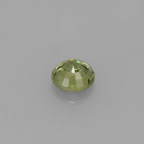 Granada demantoide verde natural 0,47ct, corte redondo, VS