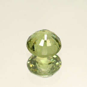 Granada demantoide verde natural 0,53ct, corte redondo, VS
