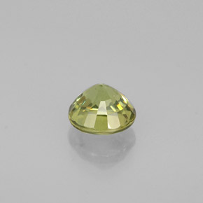 Granada demantoide verde natural 0,50ct, corte redondo, VS