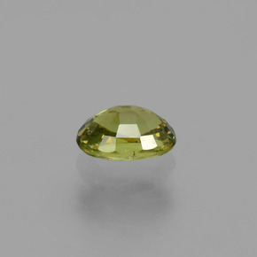 Granada demantoide verde natural 0,64ct, corte oval, VVS-VS