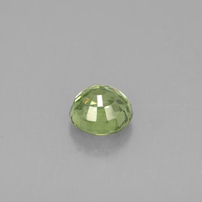 Granada demantoide verde natural 0,60ct, corte redondo, VS