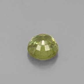 Granada demantoide verde natural 0,64ct, corte redondo, VS