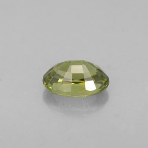 Granada demantoide verde natural 0,67ct, corte oval, VVS-VS