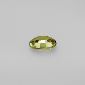 Granada demantoide verde natural 0,59ct, corte oval, VVS-VS