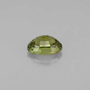 Granada demantoide verde natural 0,66ct, corte oval, VVS-VS