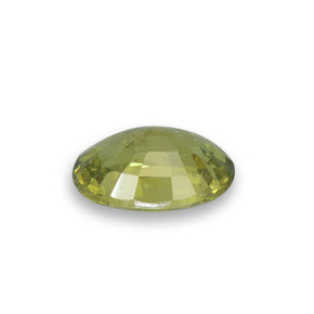Granada demantoide verde natural 0,53ct, corte oval, VS