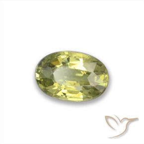 Granada demantóide Verde Floresta Quente Natural 0.47ct, oval, VVS-VS