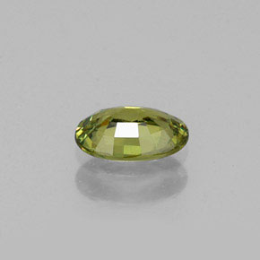 Granada demantoide verde natural 0,47ct, corte oval, VVS-VS