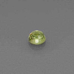 Granada demantoide verde natural 0,38ct, corte redondo, VS