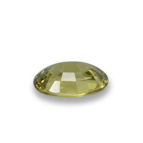 Granada demantoide verde natural 0,56ct, corte oval, VS