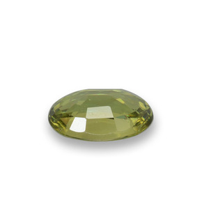Granada demantoide verde natural 0,53ct, corte oval, VS