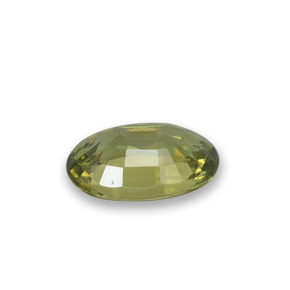 Granada demantoide verde natural 0,54ct, corte oval, VS