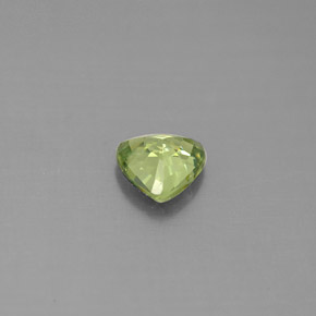 Granada demantoide verde natural 0,57ct, trillion, VS