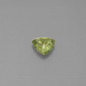 Granada demantoide verde natural 0,56ct, trillion, VS