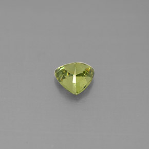 Granada demantoide verde natural 0,53ct, trillion, VS