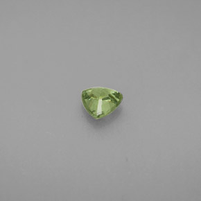 Granada demantoide verde natural 0,35ct, trillion, VS