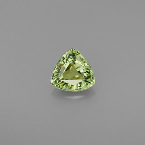 Granada demantoide verde natural 0,70ct, trillion, VVS-VS