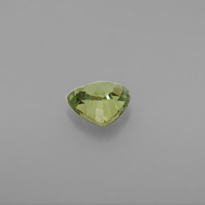 Granada demantoide verde natural 0,70ct, trillion, VVS-VS