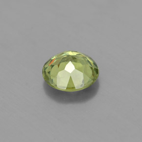Granada demantoide verde natural 0,63ct, corte redondo, VS-SI