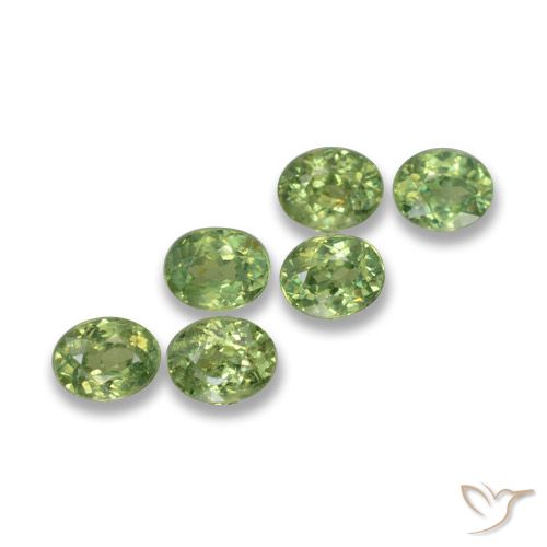 1.91ctw Natural Verde floresta Granada demantóide, oval, VS