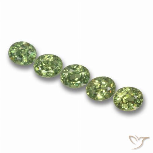 1.82ctw Natural verde quente Granada demantóide, oval, VS