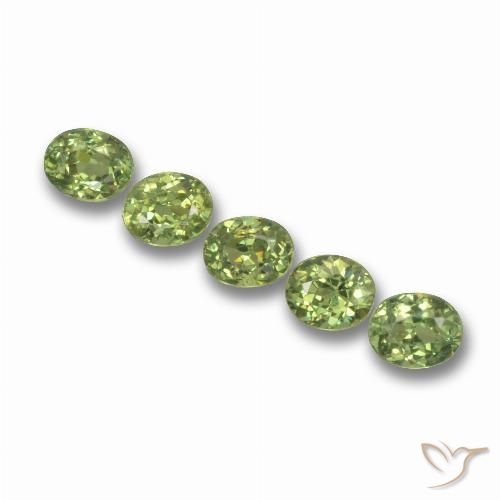 1.86ctw Natural Verde floresta Granada demantóide, oval, VS