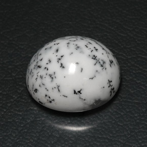 Ágata dendrítica multicolorido natural 21,31ct, corte oval, opaco