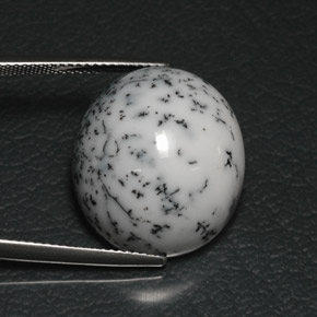 Ágata dendrítica multicolorido natural 21,31ct, corte oval, opaco